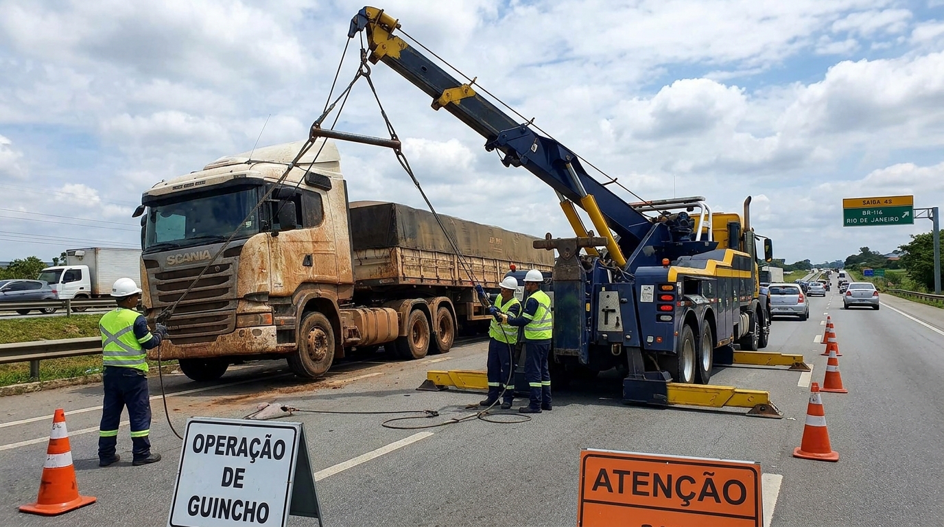 Reboque de Caminhão Baú em Uberaba‑MG